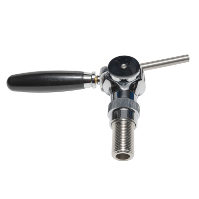 Пивной кран Antoine шаровый, хром в Севастополе